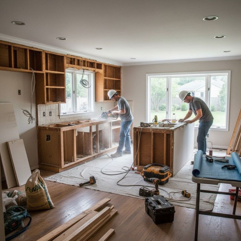 Local Kitchen Remodel pros at work